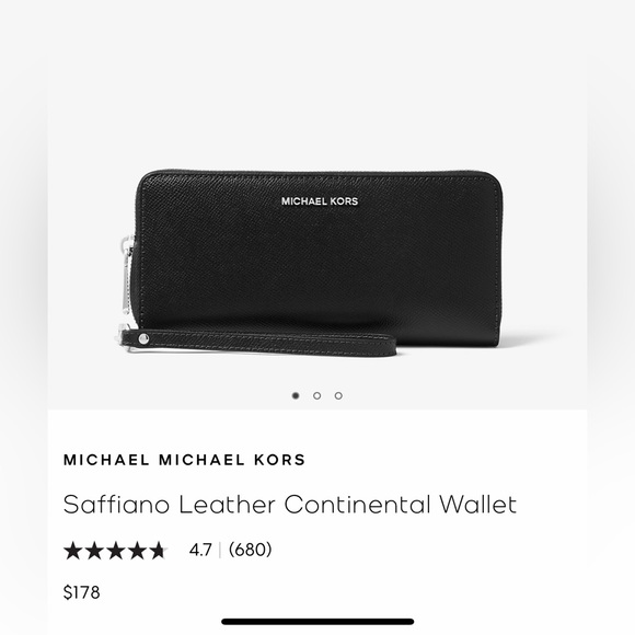 KORS Michael Kors Bags Michael Kors Nwot Saffiano Leather Continental Wallet Poshmark